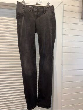 Gap 1969 Maternity Slim Straight Jeans | Size 4/27r | Black